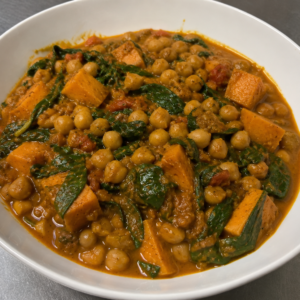 Chickpea, Spinach & Sweet Potato
