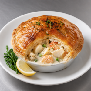 Luxury Fish Pie with All Butter Puff Pastry